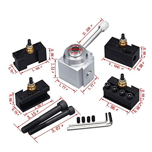 Kit soporte y portaherramientas para mini torno miniatura 7