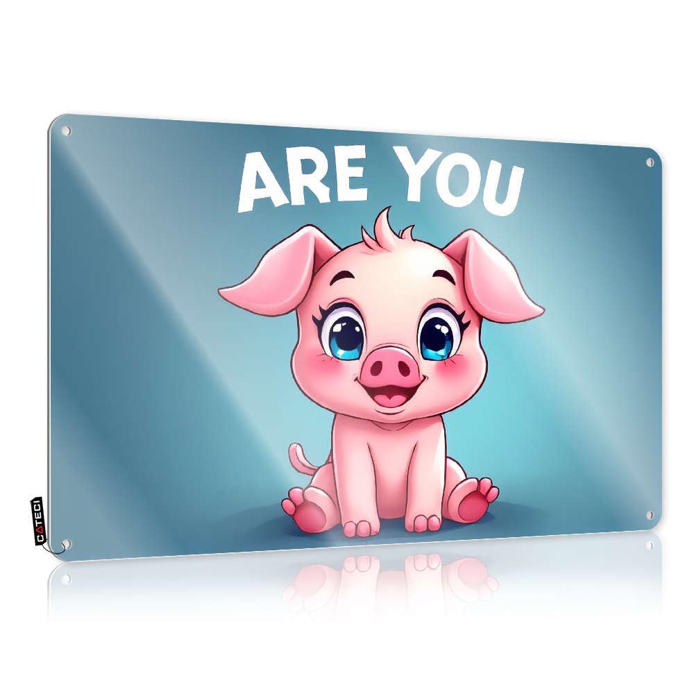 Are You Cute As A Pig? Retro Wall Decor Tapestry | Sarcastic Gift For Lawyer Decorative Wall Art(30X40CM)