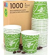 Readycup Lot De 1000 Verres En Papier Pour Café, 65 Ml