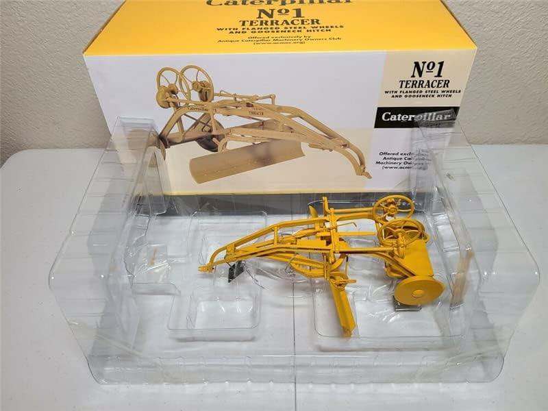 Miniatura 5 de Reparto de especificaciones para Caterpillar N 1 Terracer Grader - Amarillo Edición Limitada 116 DIECAST Camión Pre-Construido Modelo