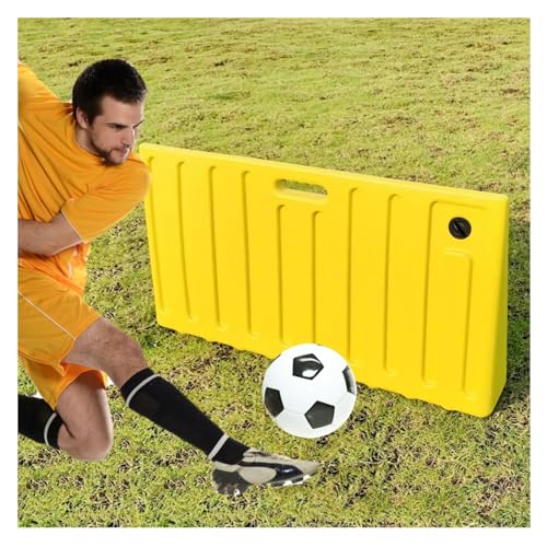 YXXSDP Kids & Adults Water Filled Soccer Rebounder, Portable Dual Surface Soccer Return Training Board, Heavy Duty Passing Wall for Backyard Park Home Gym Practice