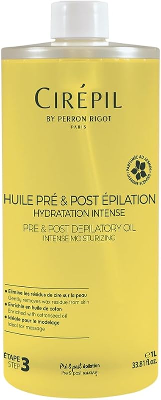 Cirepil OIL Pre & Post, óleo para depilação, 1000 mL