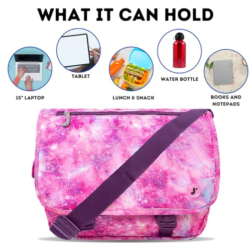 Image of J World New York Terry Messenger Bag for Women Girls School Kids