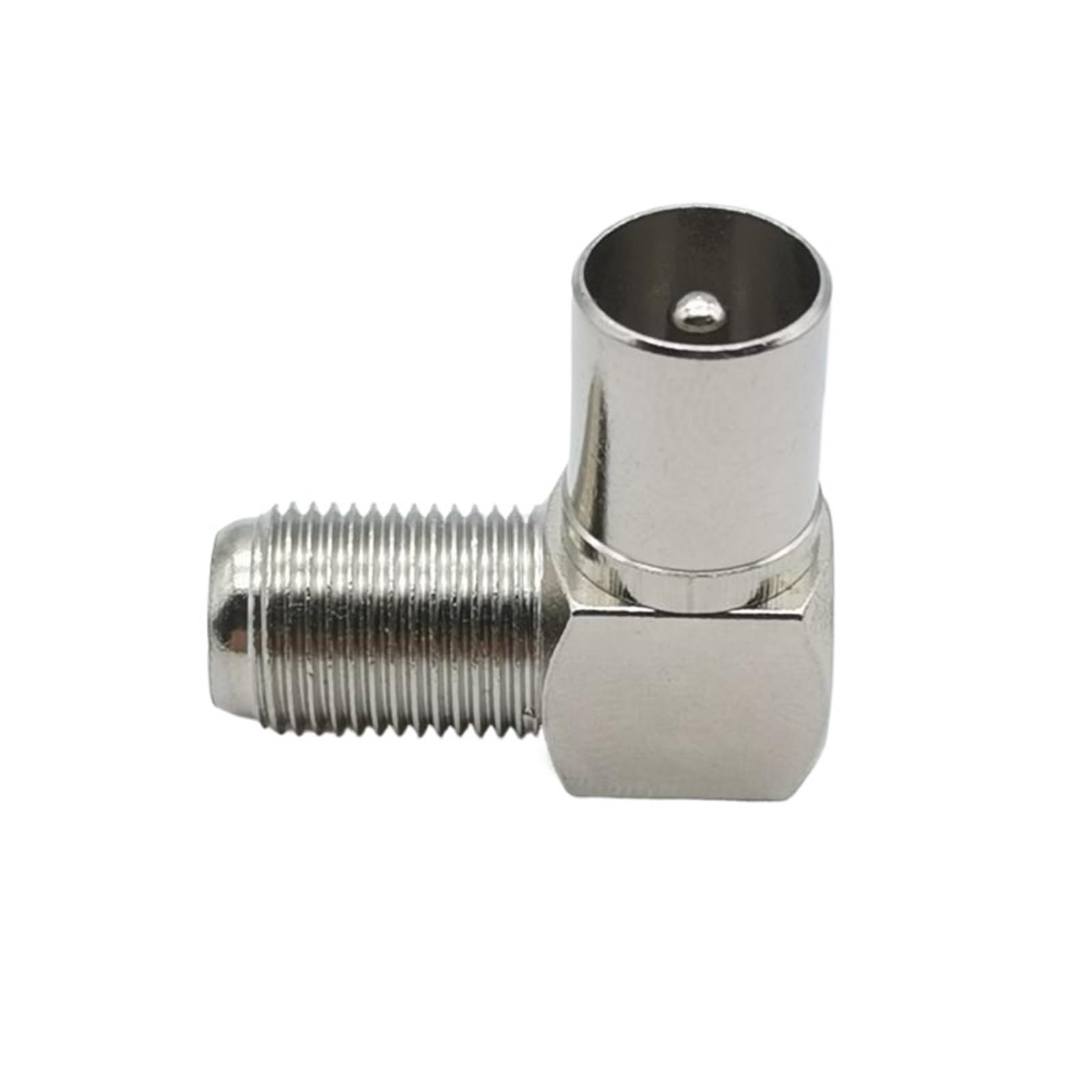 1/5/10PCS 90 Gradi Ad Angolo Retto Cavo Connettore Antenna TV RF Coassiale F Femmina a TV Maschio a Femmina Presa(5PCS)