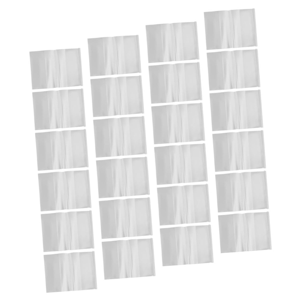 40 Piezas Transparente Protector Libro Resistente Agua Plástica Flexible para Cuadernos Textos Diario Escolar