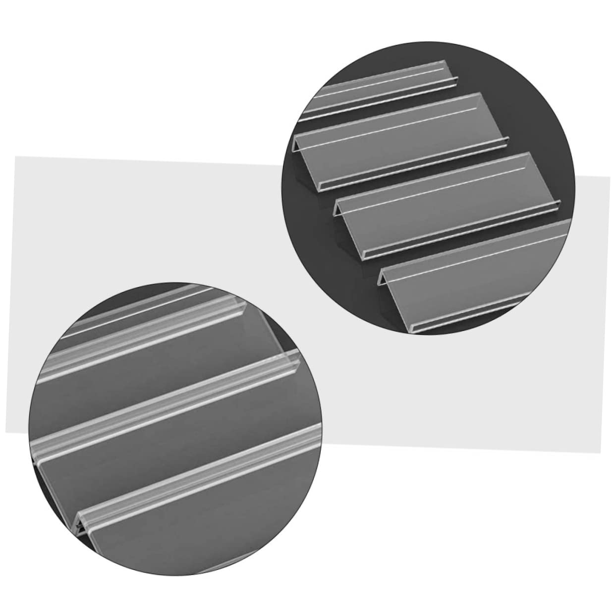 DOITOOL Organisateur de Tiroir à Épices en Acrylique Transparent, Étagère Extensible à 1 Niveau pour Bouteilles D’assaisonnement, la Cuisine