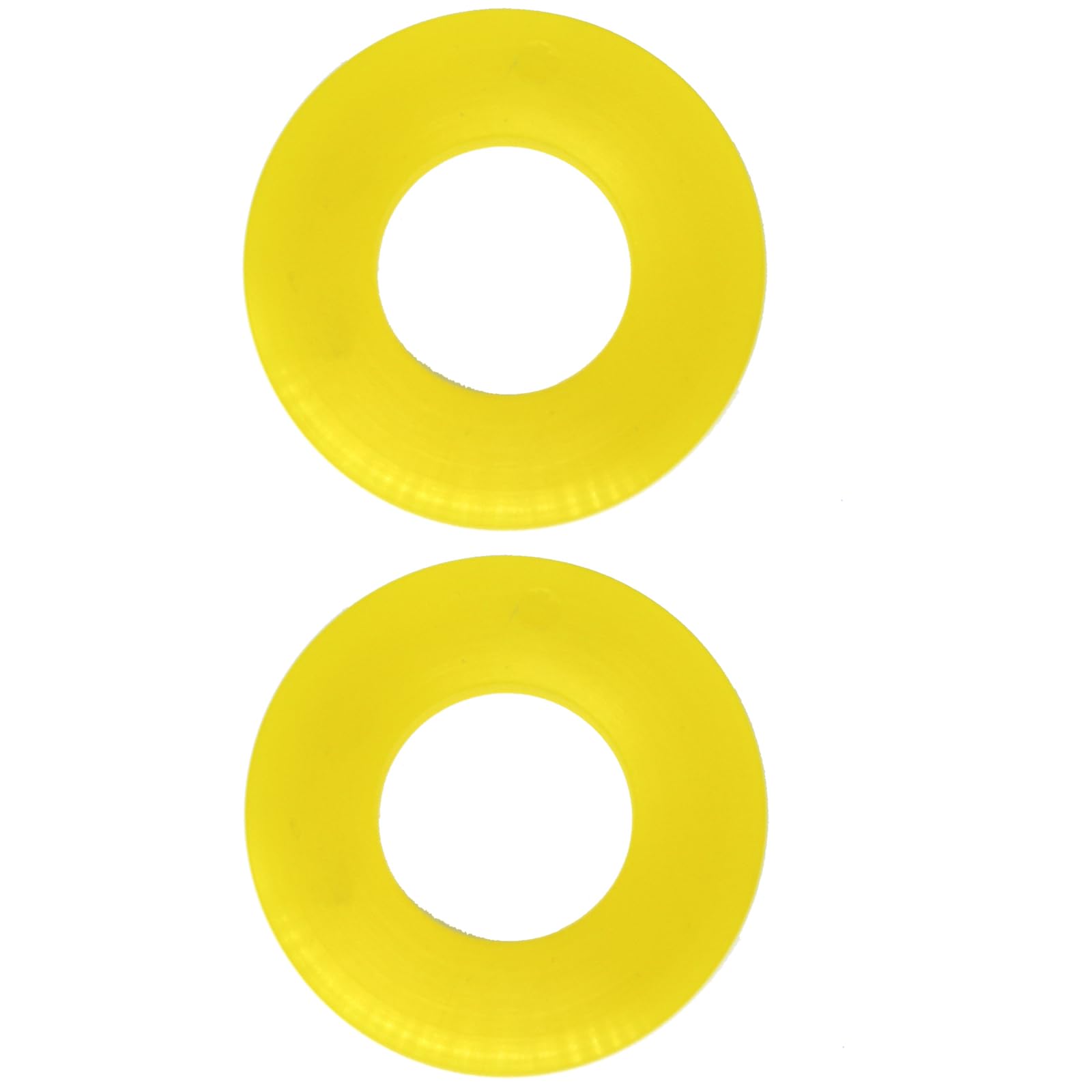 [Replacement] 2X for VW for Golf Mk2 3 4 Car Front Bushing Bearing Washer Shock Absorbing Tower Rubber Buffer Ring Parts Kit (2pcs ye)