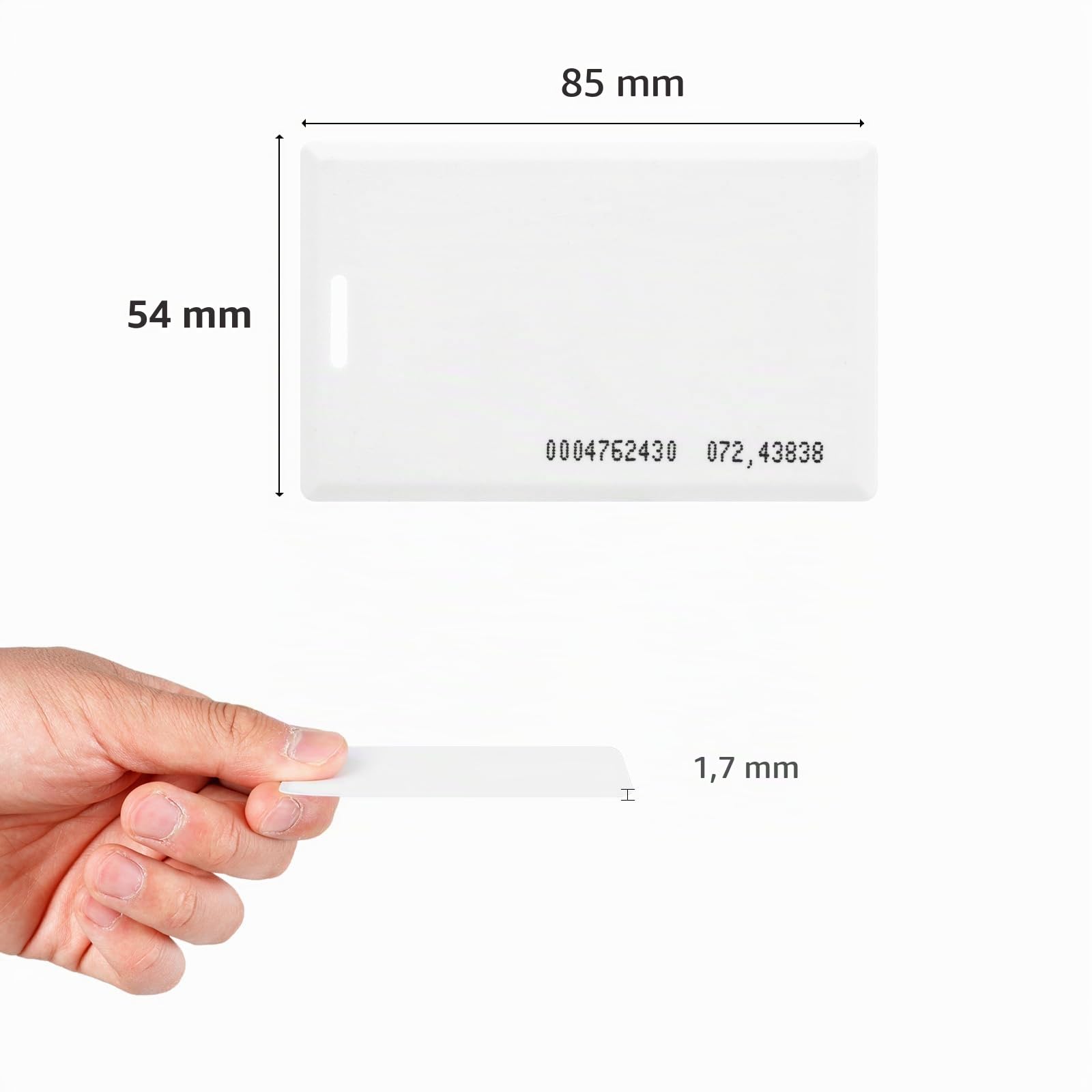 Kit de 10 Badges RFID supplémentaires pour TC1 TC2 TC7 MB1 MB2, insignes de proximité du Temps H1 H2 H3 (Lot de 10)