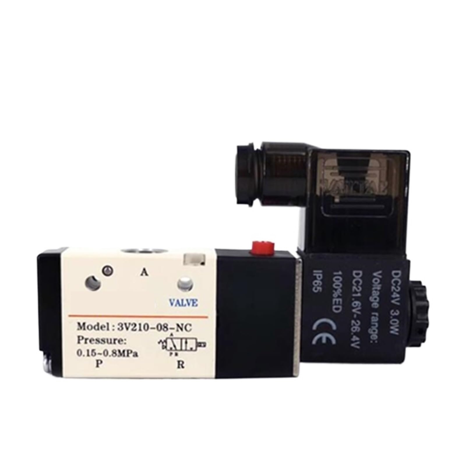 NYRXRYTCA Solenoid Valve 3V200 3V210 3V210-06-NC 3V210-06-NO 3V210-08-NC 3V210-08-NO AC220V DC24V AC110V AC24V DC12V(Dc12v,3V210-06-NC)