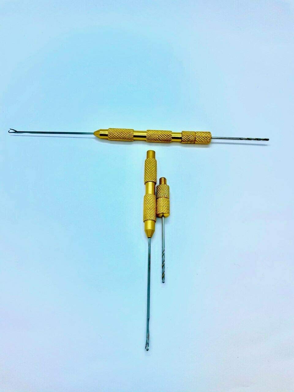 Olax2 Sets 2 in 1 Bait Needles,BOILIE Drill and Latch Hook Needle,Stringer Needle