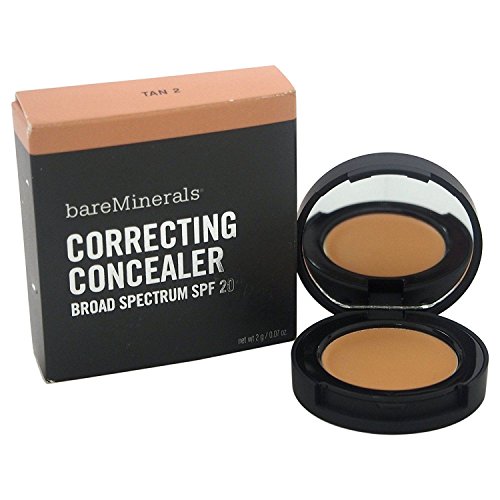 Bare Escentuals bareMinerals Correcting Concealer Broad Spectrum SPF 20 Tan 2 Full Size 2 g / 0.07 oz. In Retail Box