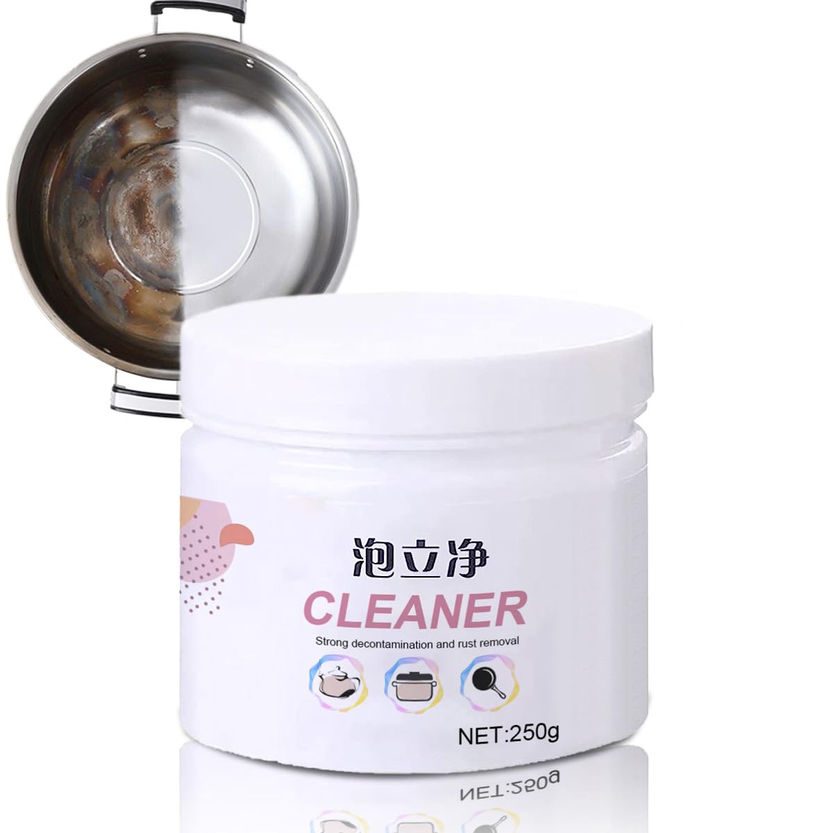 Powerful Kitchen All-purpose Powder Cleaner, Foam Remover Kitchen All-Purpose Cleaning Powder, Multi-Purpose Foam Cleaner Rust Remover, Kitchen Cleaning Powder for Grease