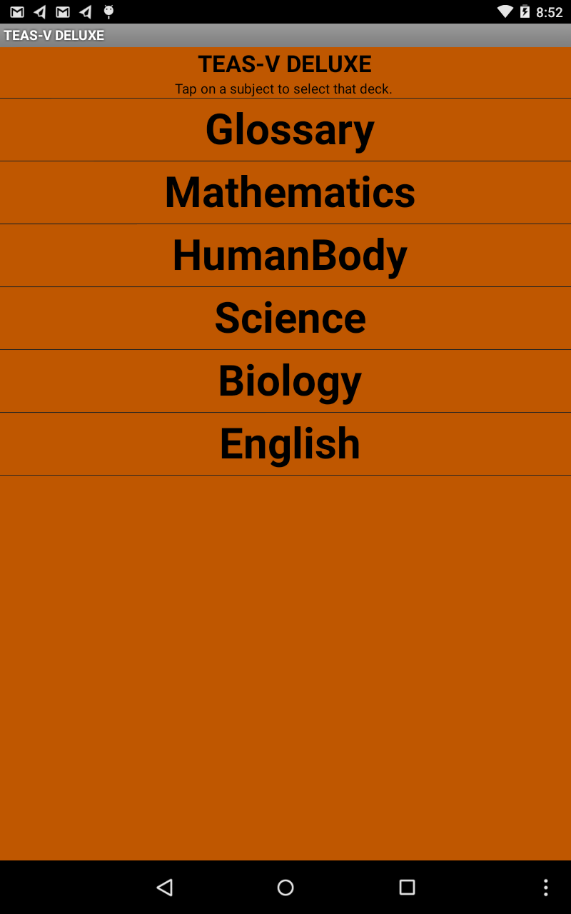 TEASV Flashcards Deluxe App on Amazon Appstore