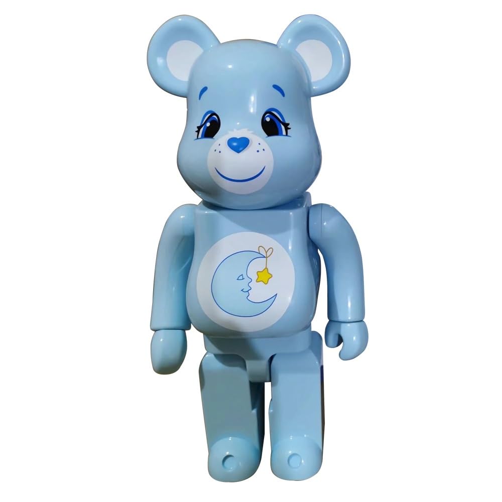 MKOLKGNE Bearbrick Violent Bear 28cm/11in 400% Doll Model Handmade Collectible Toy, Building Blocks Bear Display Case Ornament