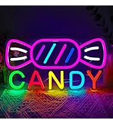 NAIYISI Candy Neon Sign for Wall Decor Candyland Party