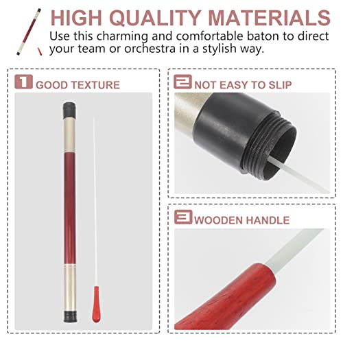 Holibanna 2 stuks concert praktische muziekshow prestaties (donkerrood) - Image 4