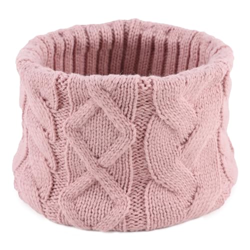 JANGANNSA Winter Kids Scarf Warm Children Neck Warmer Reversible Boys Girls Knitted Scarves