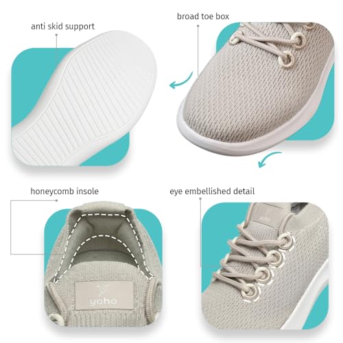 Image of YOHO Fastlane 0600 Sneakers for Women | Stylish, Casual & Lightweight | Extra Soft Walking Slip-On Shoes for Ladies /Girls