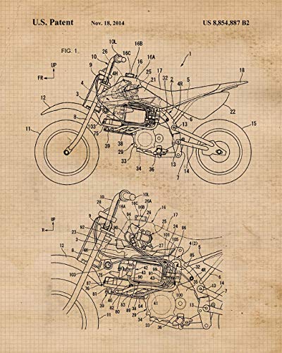 Stars By Nature Vintage Honda Yamaha Kawasaki Ktm Motocross Dirt Bikes Prints thumb #5