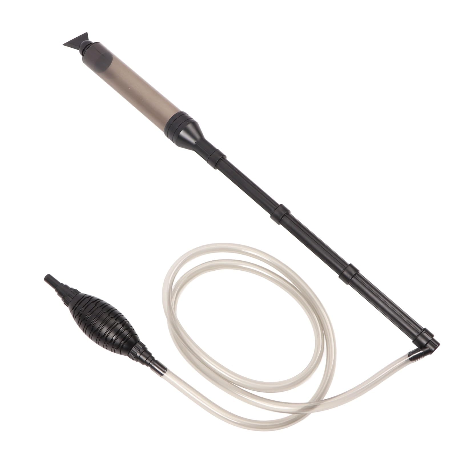 Cosiki Aspirateur d'Aquarium, Aspirateur de Gravier d'Aquarium, Interrupteur Manuel Sûr et Robuste avec Réglage Automatique pour Aquarium (Grand 8,3 Pouces de Long et 7,9 Pouces de