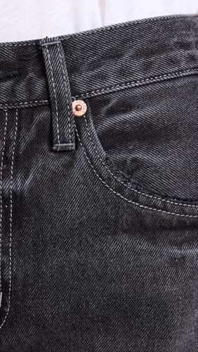 Image of PISTOLA - Lexi Mid Rise, Signature Bowed Straight Jeans - Light Denim Jeans