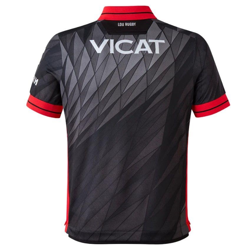 Maillot Rugby Lyon Lou Rugby Domicile, Noir
