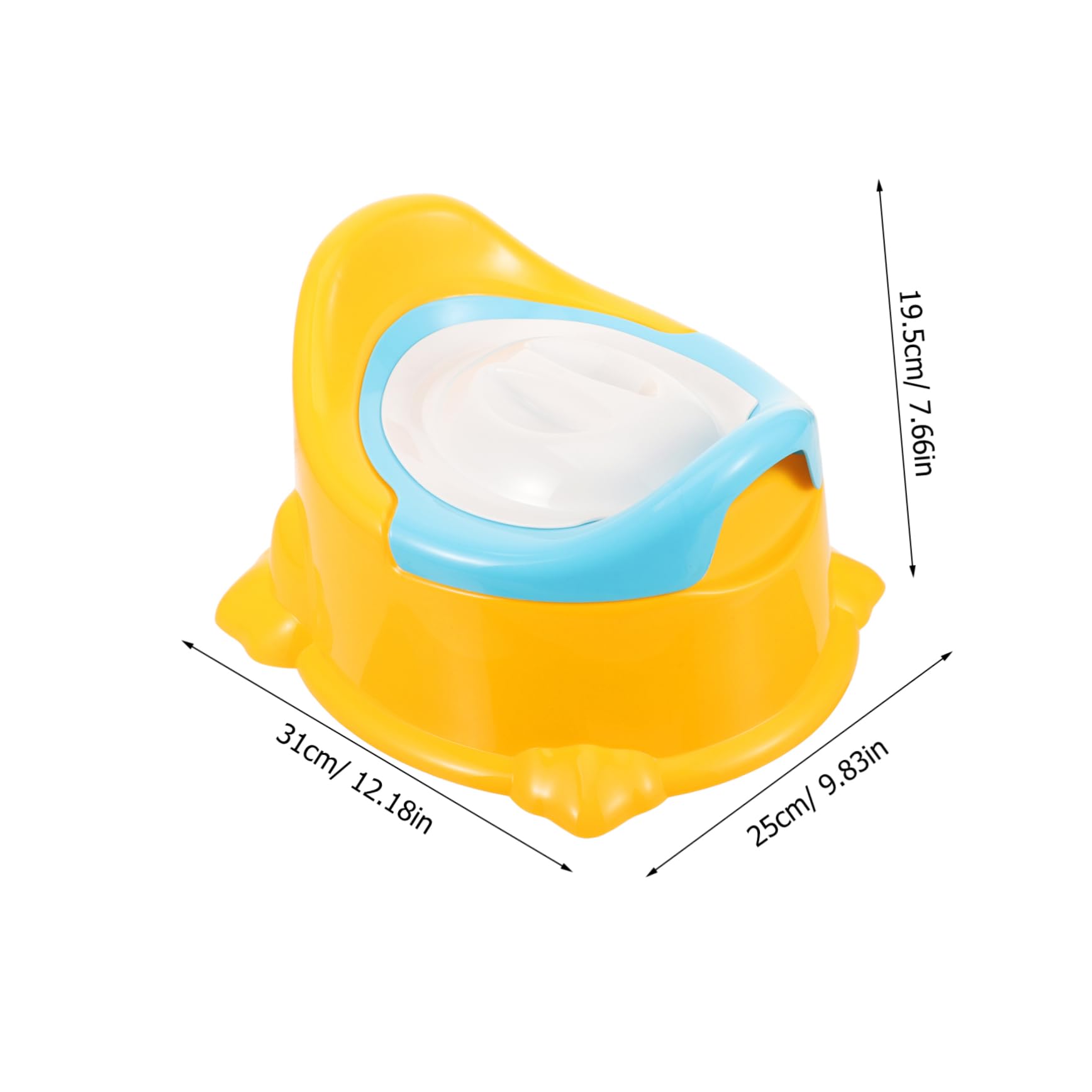 Milisten Portable Potty for Boys Convenient Training Toilet for Easy to Use Design for Home and Travel Smooth Surface Safe for Potty Training