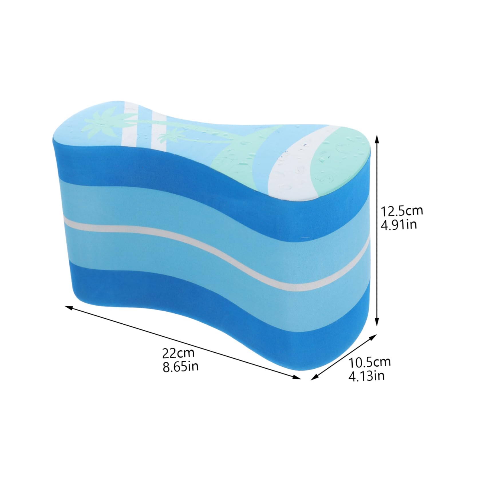 Sosoport Pull Board for Thick Float Training Board for Beginners and Swimming Supplies Coconut Tree