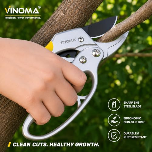 Image of Gardening Scissor Stainless Steel Garden Snip with Safety Lock Garden Shears Sharp Cutter Pruners Scissor for Lawn, Garden & Potted Plants (PACK OF 1)