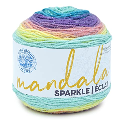 Image of Lion Brand Yarn Mandala Sparkle Yarn, Serpens, 1 Skein