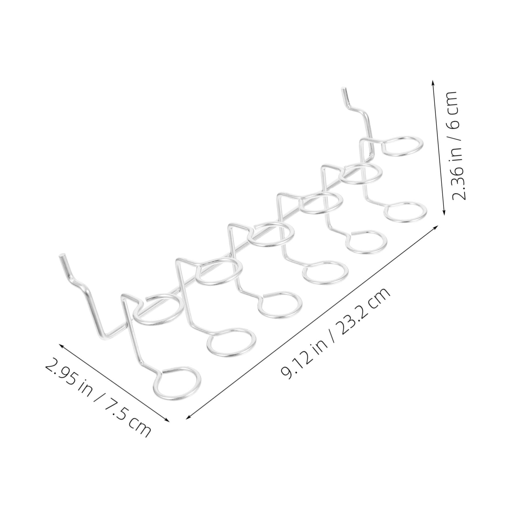 CIYODO Hole Board Hook Replacement Hooks for Pegboard Multifunctional Storage Sturdy Iron Construction