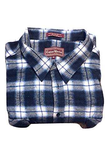 Falcon Bay Big and Tall Soft Beefy Flannel Shirts to 6X Tall and 10X Big in Assorted Plaids