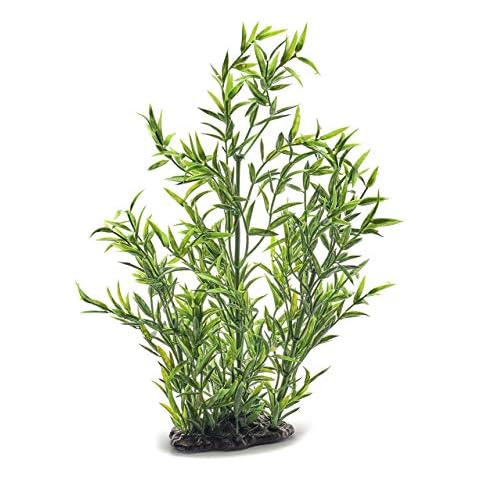 Pistachio Pet - Beautiful Realistic Aquarium Plant With Base13/34 cm high Cover