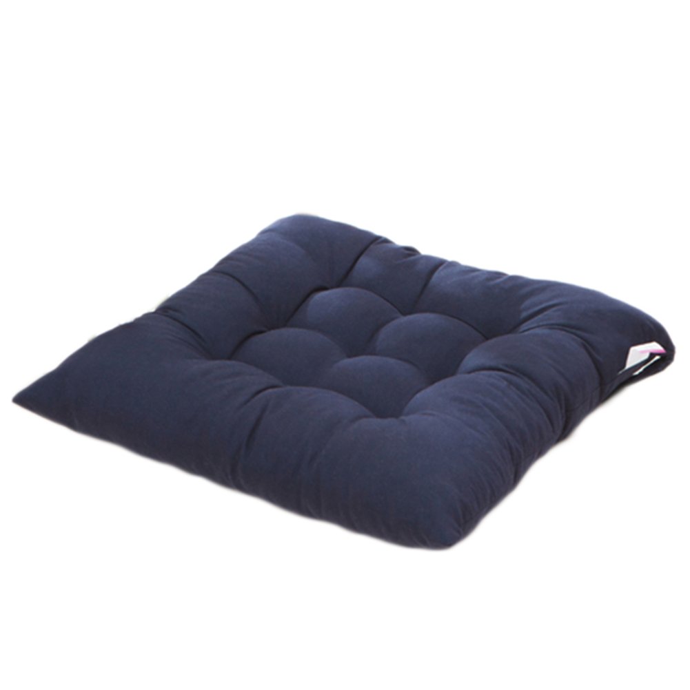 Coussin De Chaise 40x40 Cm Rembourré - Galette Souple Avec Liens, Multicolore | Pour Maison, Bureau, Jardin - 7