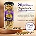 Stonehedge Farms Gourmet Caramel Popcorn Clusters | 20 oz Reclosable Container | Mix Of Pop corn, Cashews, Almonds and Butter Toffee | Holiday Snack Gift