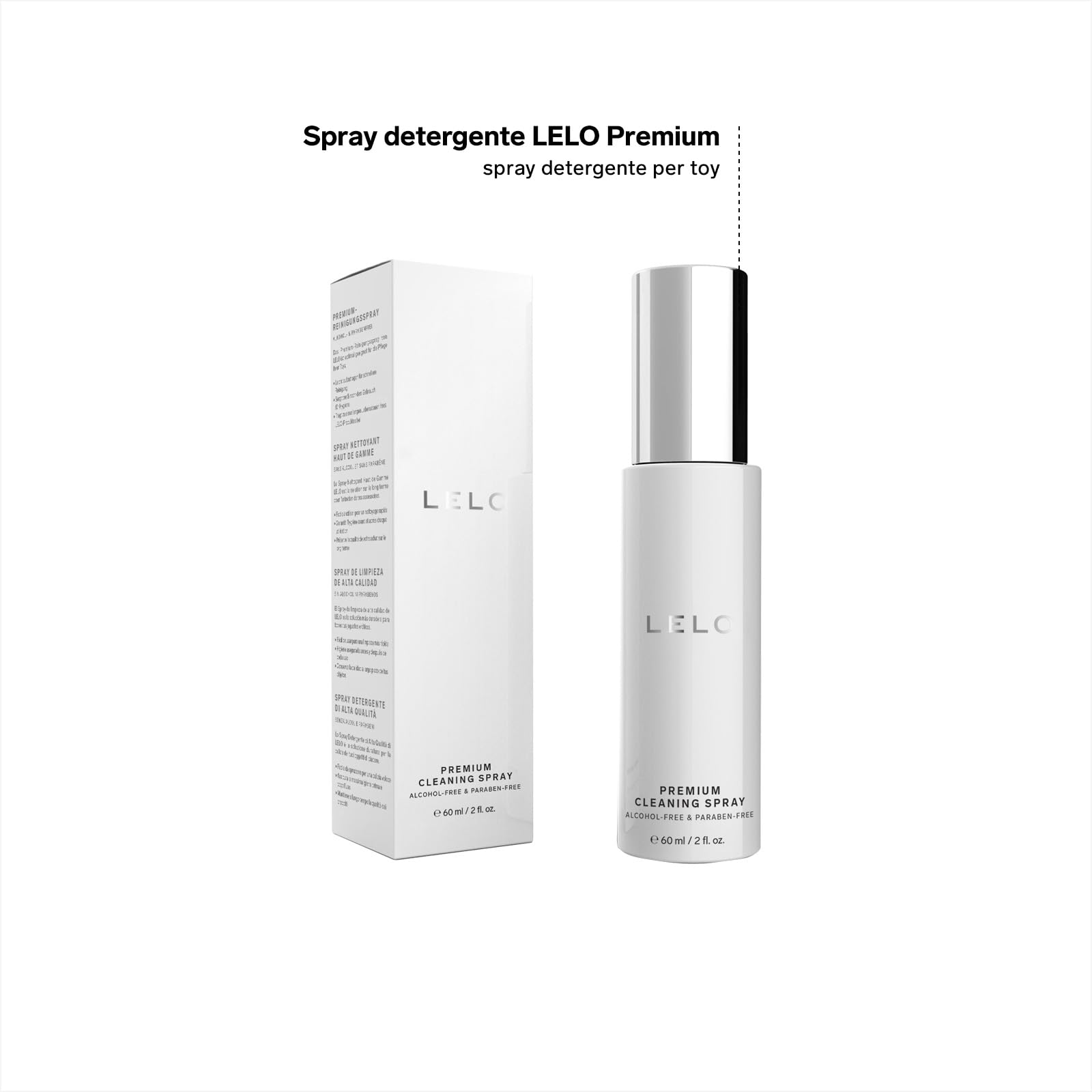 LELO Detergente Spray per Sex Toys - Toy Cleaner non Tossico per Una Pulizia Rapida (60 ml/2 fl. oz)