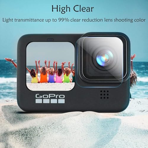 Image of VERTUS Premium Tempered Glass Screen Protector Compatible for GoPro Hero 12 / Hero 11 / Hero 10 / Hero 9 (3 P'cs Set)