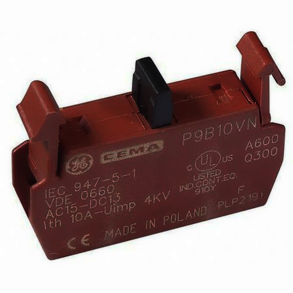 ABB Bornier, 1NO, 22mm, rouge, connecteur à vis, plastique