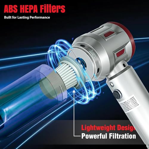 Image of Cordless Vacuum Cleaner for Car, Home, Office | 4 in 1 Vacuum | 18000Pa Suction, BLDC Motor | 6000mAh Rechargeable | Vacuum, Blower | 3 Modes | 10 Attachments with Bag | 2 Year Warranty