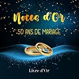 Photo Gallery livre d or anniversaire de mariage 50 ans noces d or: 120 pages blanches vierges/ format carré 21 cm/ couverture souple Photo Gallery livre d or anniversaire de mariage 50 ans noces d or: 120 pages blanches vierges/ format carré 21 cm/ couverture souple