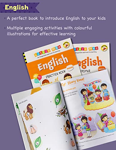 Image of Little Mee Nursery Books for Kids Learning | English, Maths, GK, Rhymes, Stories, Drawing, Colouring Activities | Preschool Worksheets | 2 to 4 Years [Paperback] Content team at Chetana Publications