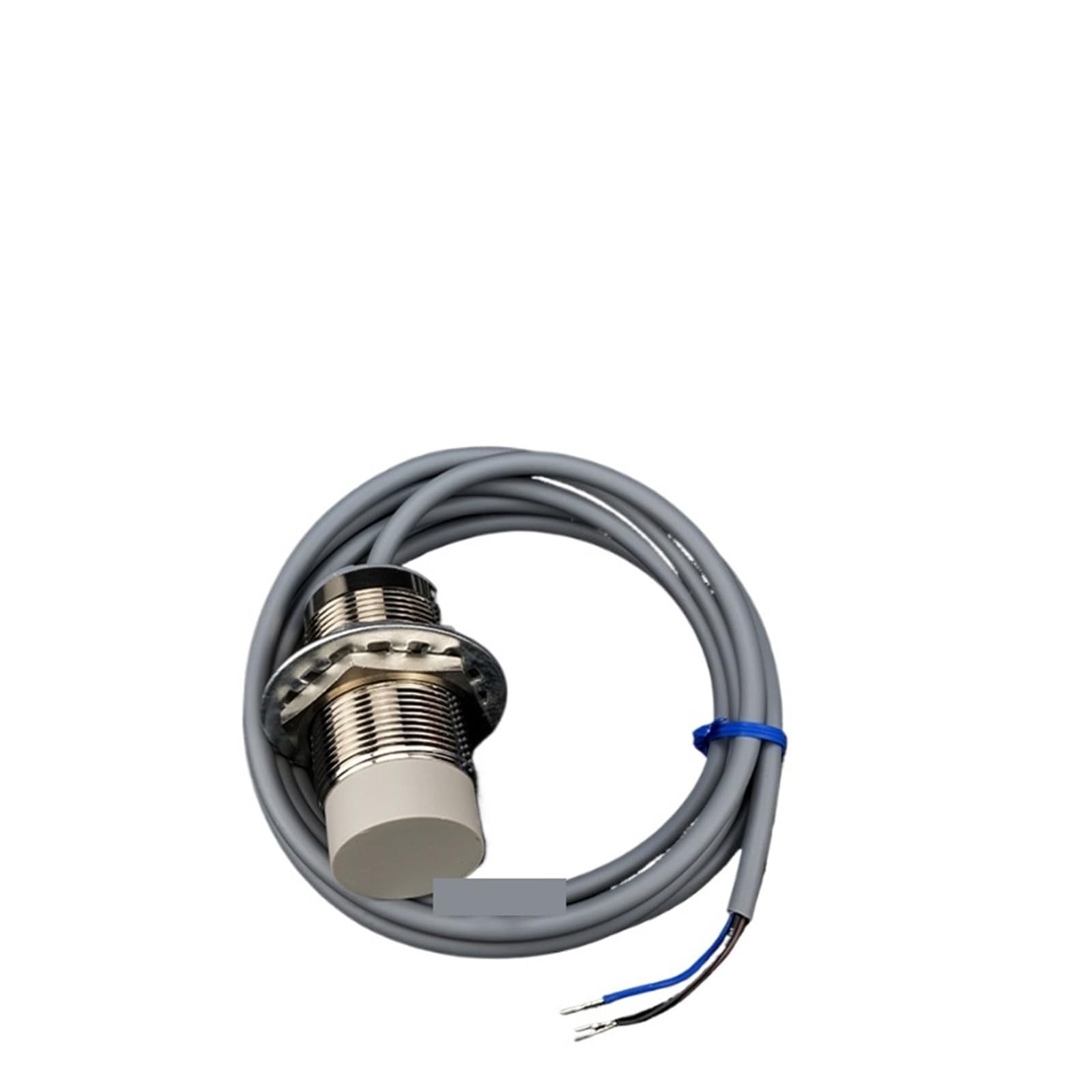JJKKOZVQF 1PCS M30 inductive proximity switch sensor DC12V / 24V three-wire NPN/NO/PNP/NC metal induction switch(DM30-15U-N,PNP NO)