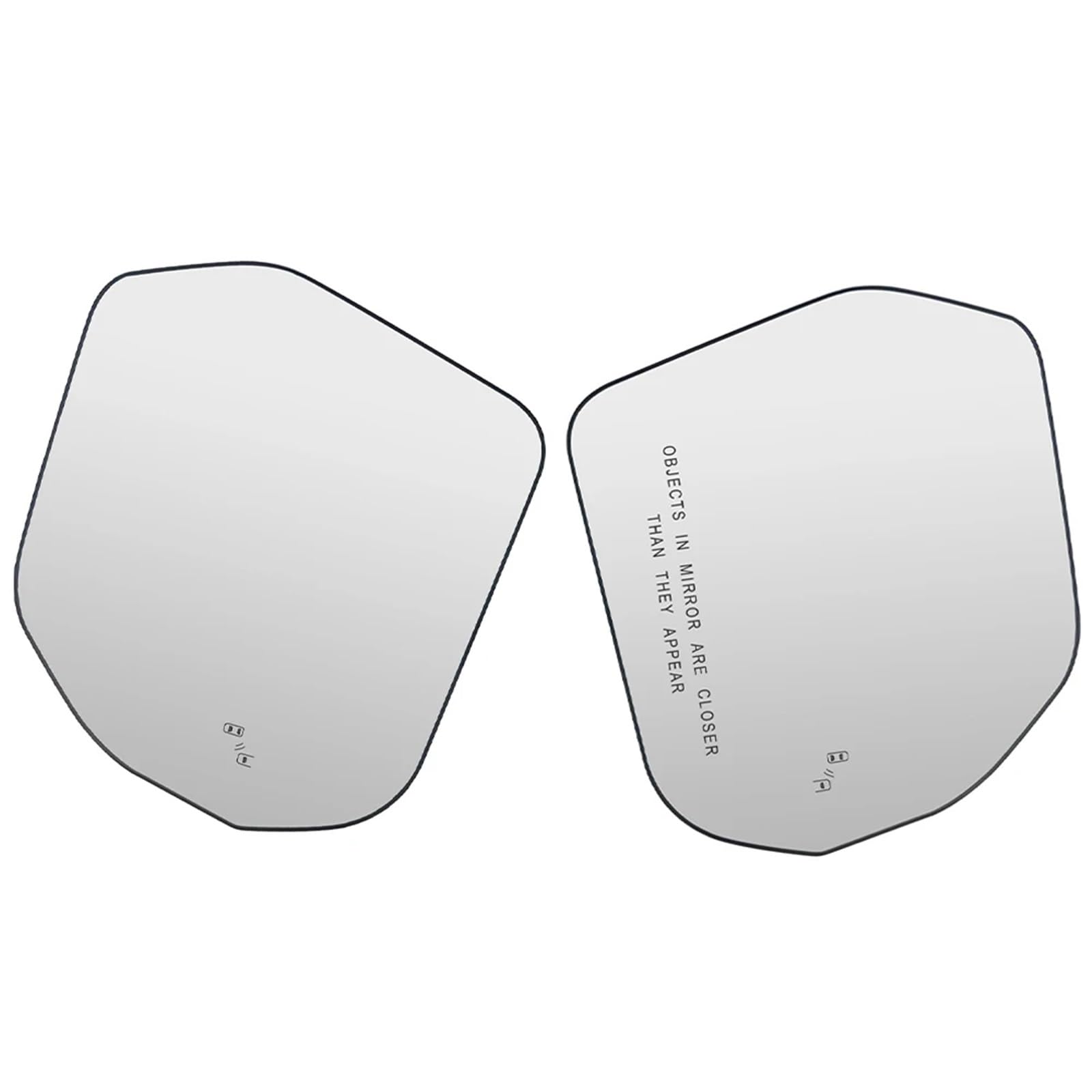 Vetro Dello Specchietto Retrovisore 1 pz 7 * 7in Specchietto retrovisore per auto Vetro di rilevamento dell'angolo cieco Adatto per Toyota Tundra installare(Right Passenger)