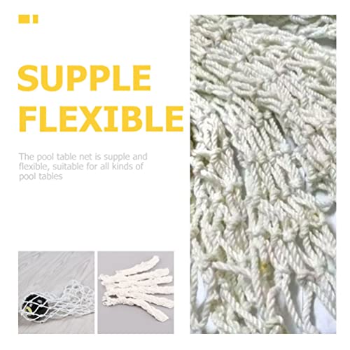 Besportble Mesh Bags Mesh Bags Bumper Pool Table 6Pcs Professional Billiard Drop Pockets Cotton Billiard Net Bags Billiard Storage Holders Pool Table Accessories Pool Table Accessories #TOP2