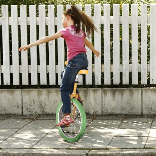 Image of AW 16 /18 /20 /24 Inch Wheel Outdoor Unicycle Adjustable Seat Exercise Bicycle | Fit Adults Kids Outdoor Sports Fitness Exercise, Various colors For Choice