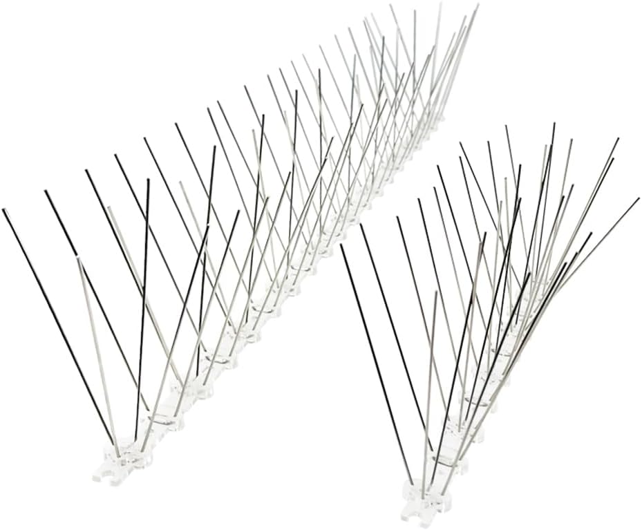 JoyoSense Pigeon Deterrent 2 Pack Bird Deterrent Spikes Stainless