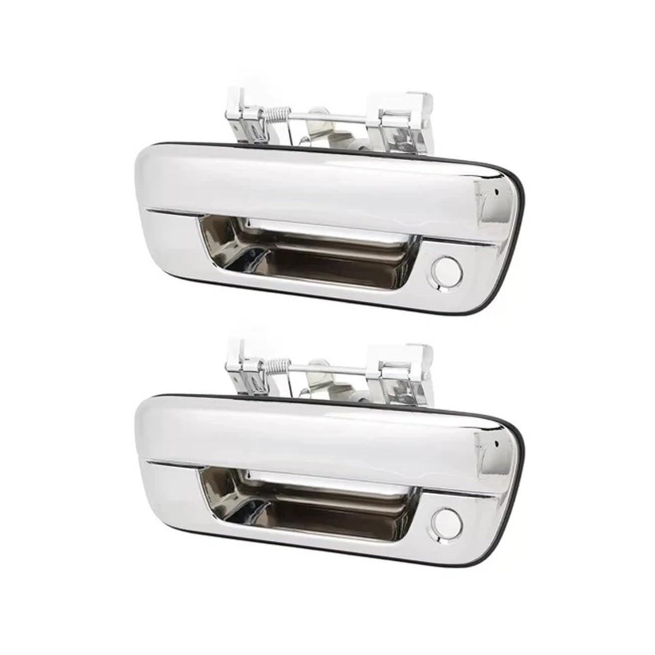 DUDUYANG Car Outside Door Handle for Isuzu for D-MAX 2002 2003 2004-2011 with Keyhole Chrome Rear Door Tailgate Handle 8-98079232-0