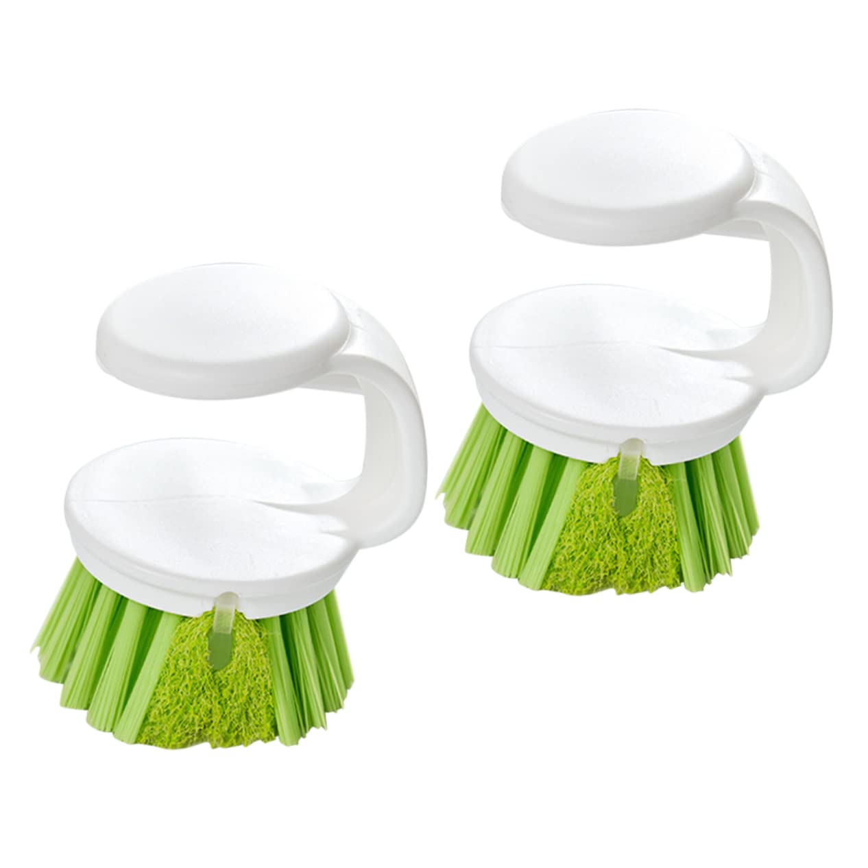 6piezas Cepillo De Cocina con Mango Ergonómico para Limpieza De Utensilios Estufas y Superficies para Fregar y Ollas Sin Dañar Accesorios De Limpieza Prácticos