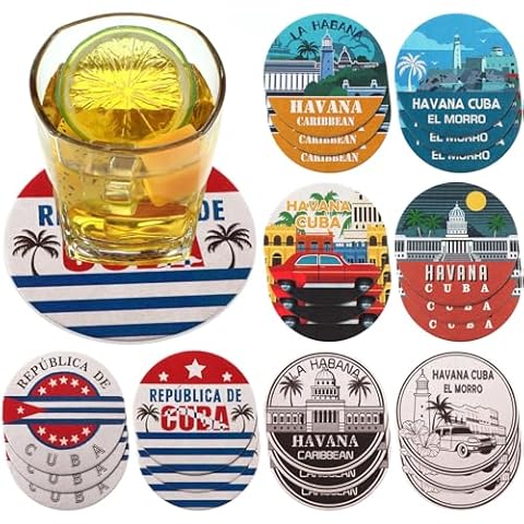 FoldTier 24-Piece Havana Coaster Set Cover