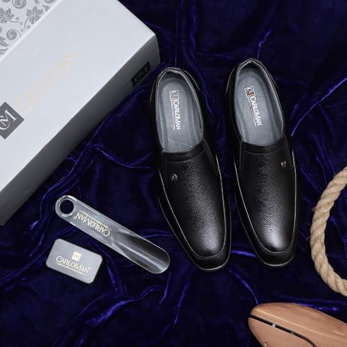 Image of CARLOMAN Genuine Leather Formal Shoes for Men